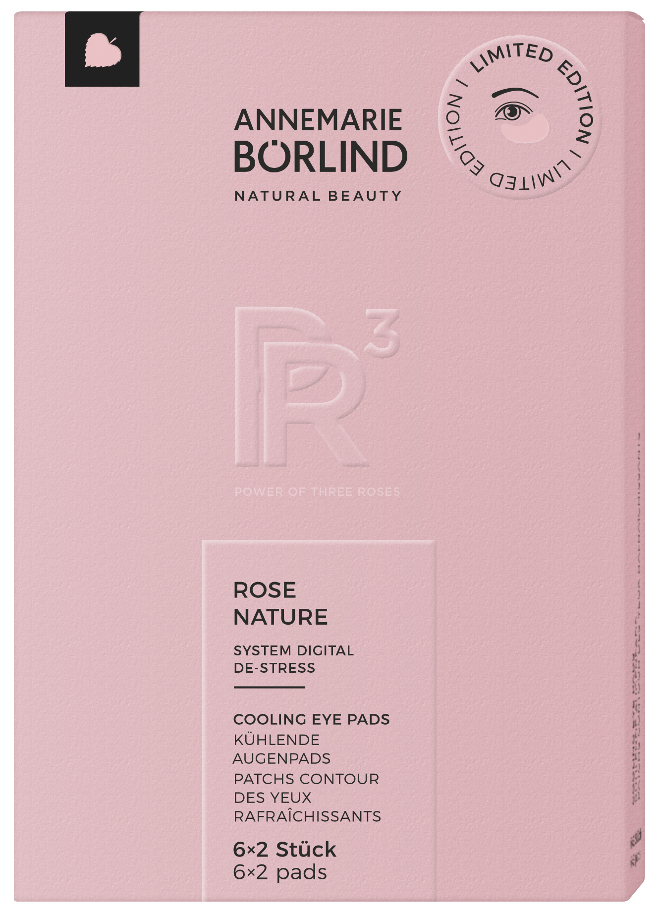 ANNEMARIE BÖRLIND ROSE NATURE Kühlende Augenpads