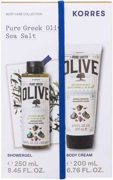 Korres Olive & Sea Salt Körperpflege Set