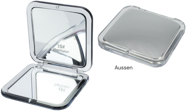 Fantasia Klappspiegel, eckig, Acryl, 15-fach