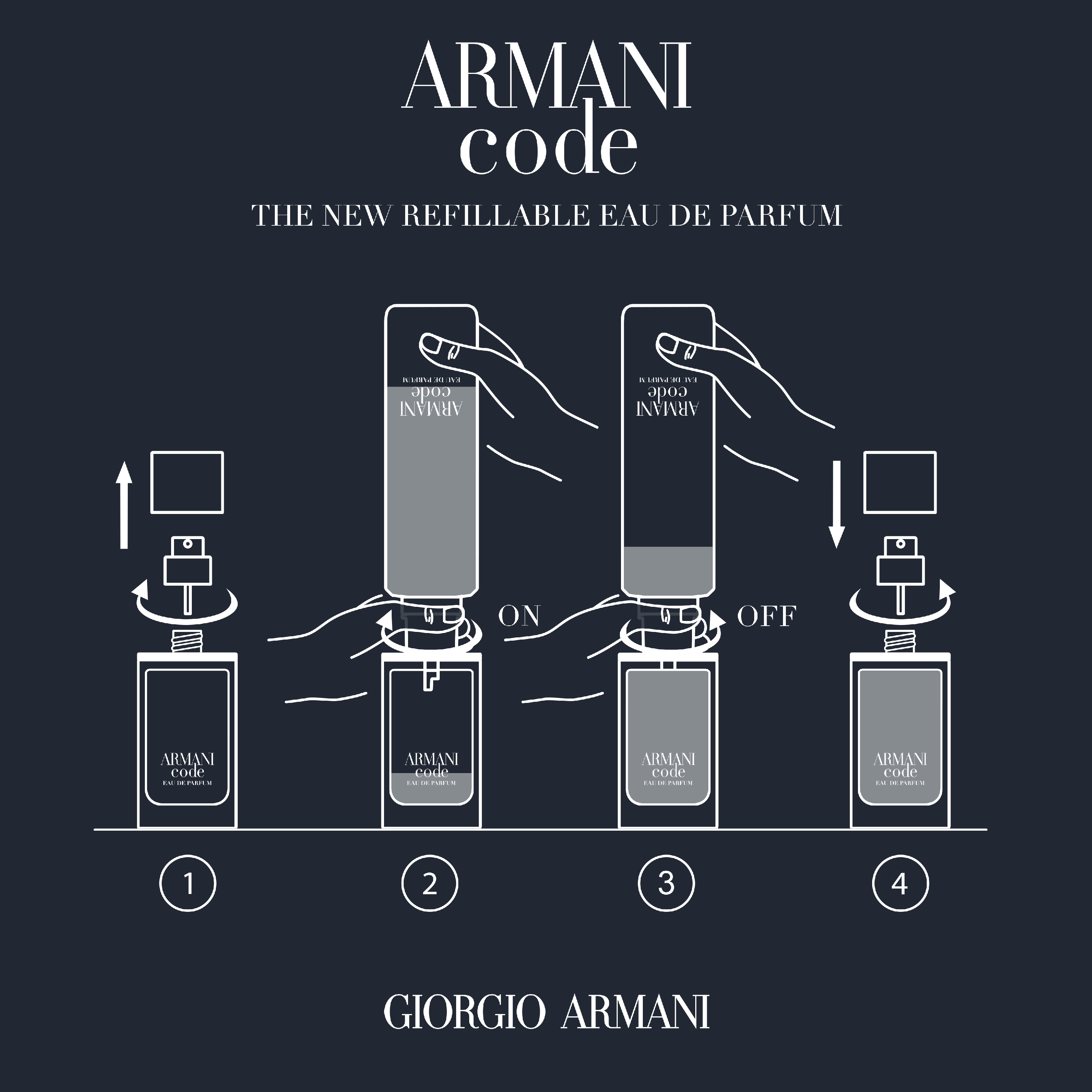 Giorgio Armani Code Pour Homme E.d.P. Nat. Spray Refill