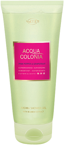 4711 Acqua Colonia Pink Pepper & Grapefruit Aroma Shower Gel with Bamboo Extract
