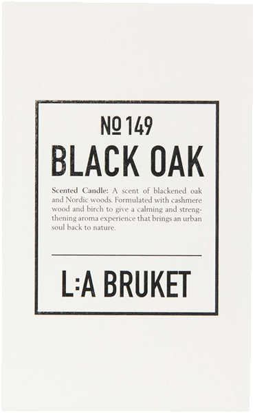L:A Bruket 149 Candle Black Oak