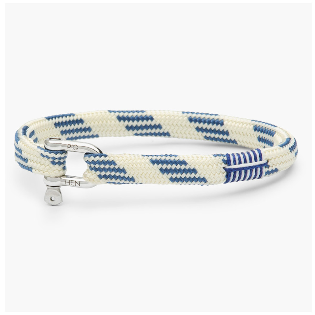 Pig & Hen Herren-Armband Vicious Vik Navy-Violet Blue-Silver