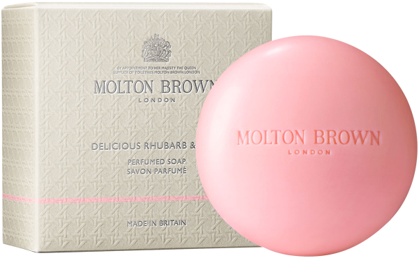 Molton Brown Delicious Rhubarb & Rose Fine Perfumed Soap Molton Brown Delicious Rhubarb & Rose Fine Perfumed Soap