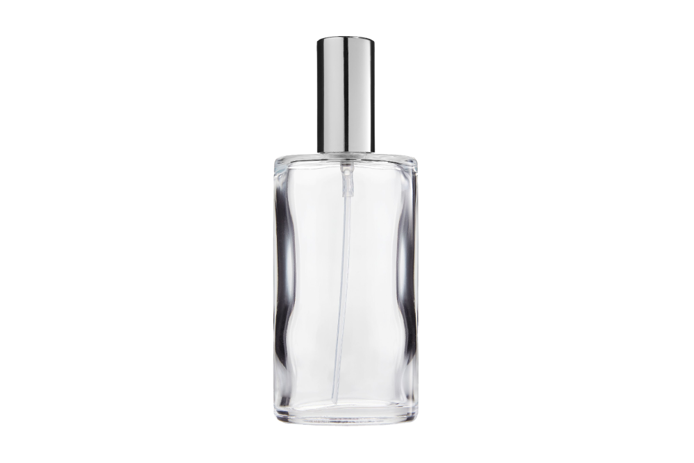 Fantasia Klarglas-Flasche, oval, Kappe, Zerstäuberpumpe