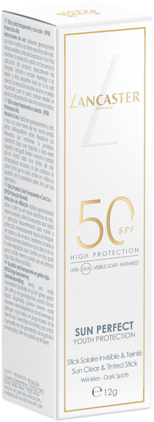 Lancaster Sun Perfect Sun Clear & Tinted Stick SPF 50