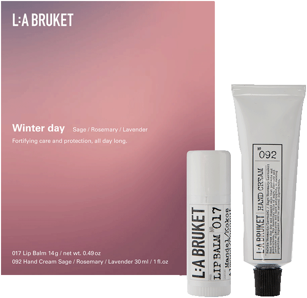 L:A Bruket Winter Day Set Sage/Rosemary/Lavender
