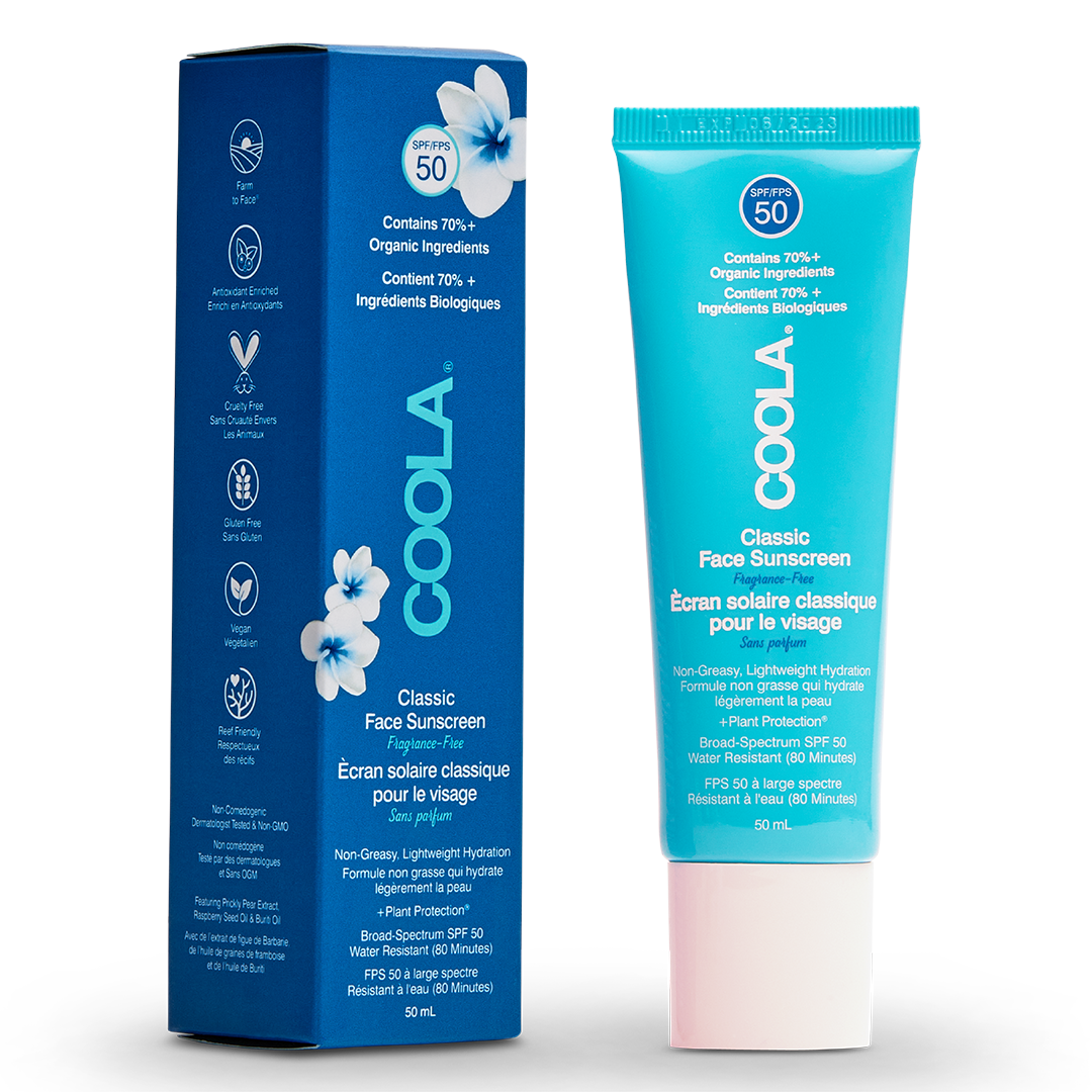 Coola Classic Face Lotion Fragrance-Free SPF 50