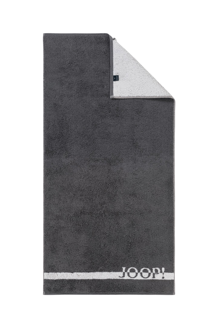 Joop! Split Duschtuch 80x150 Doubleface Dunkelgrau/Stein