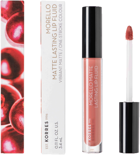 Korres Morello Matte Lasting Lip Fluid
