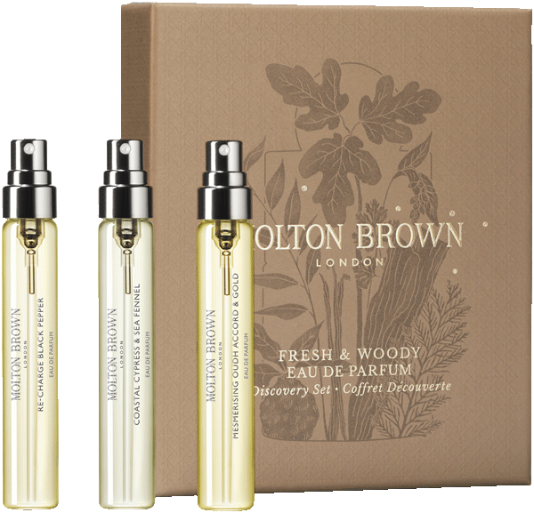 Molton Brown Woody & Aromatic Eau de Parfum Discovery Set Molton Brown Woody & Aromatic Eau de Parfum Discovery Set