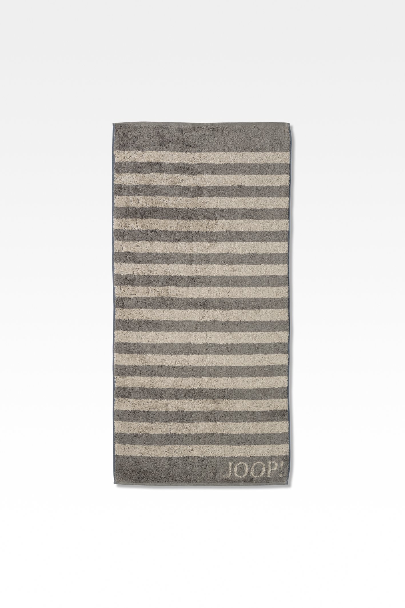 Joop! Handtuch 50x100 gestreift Graphit