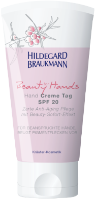 Hildegard Braukmann Beauty for Hands Hand Creme Tag SPF 20