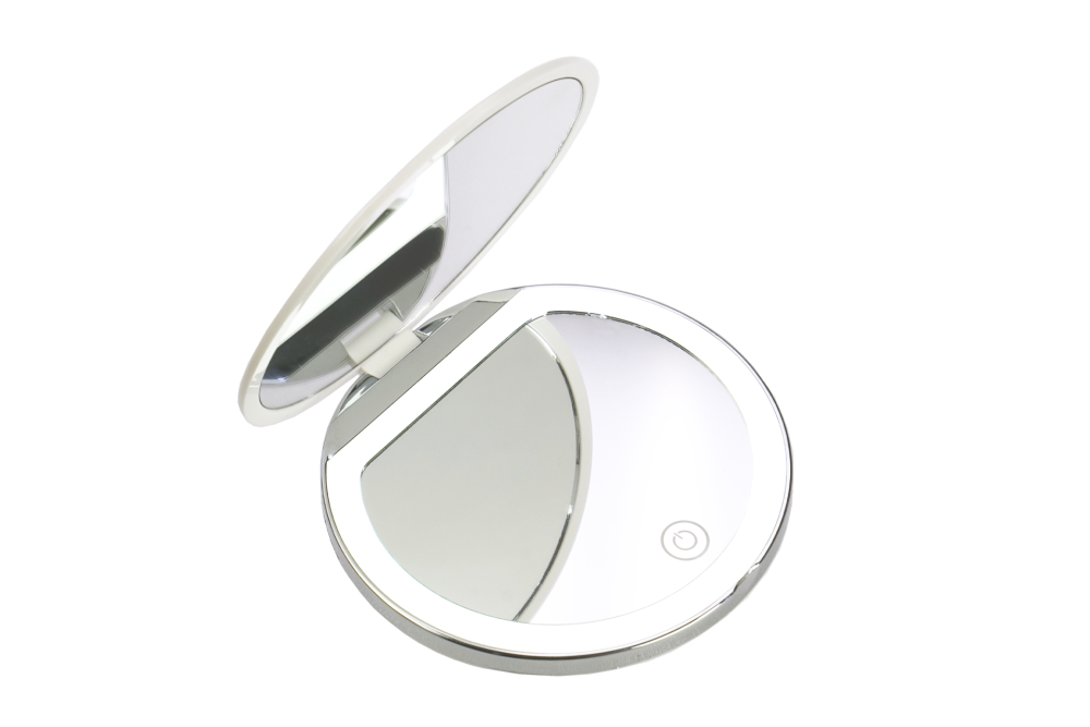 Fantasia Taschenspiegel, rund, LED-Beleuchtung | Parfümerie Godel