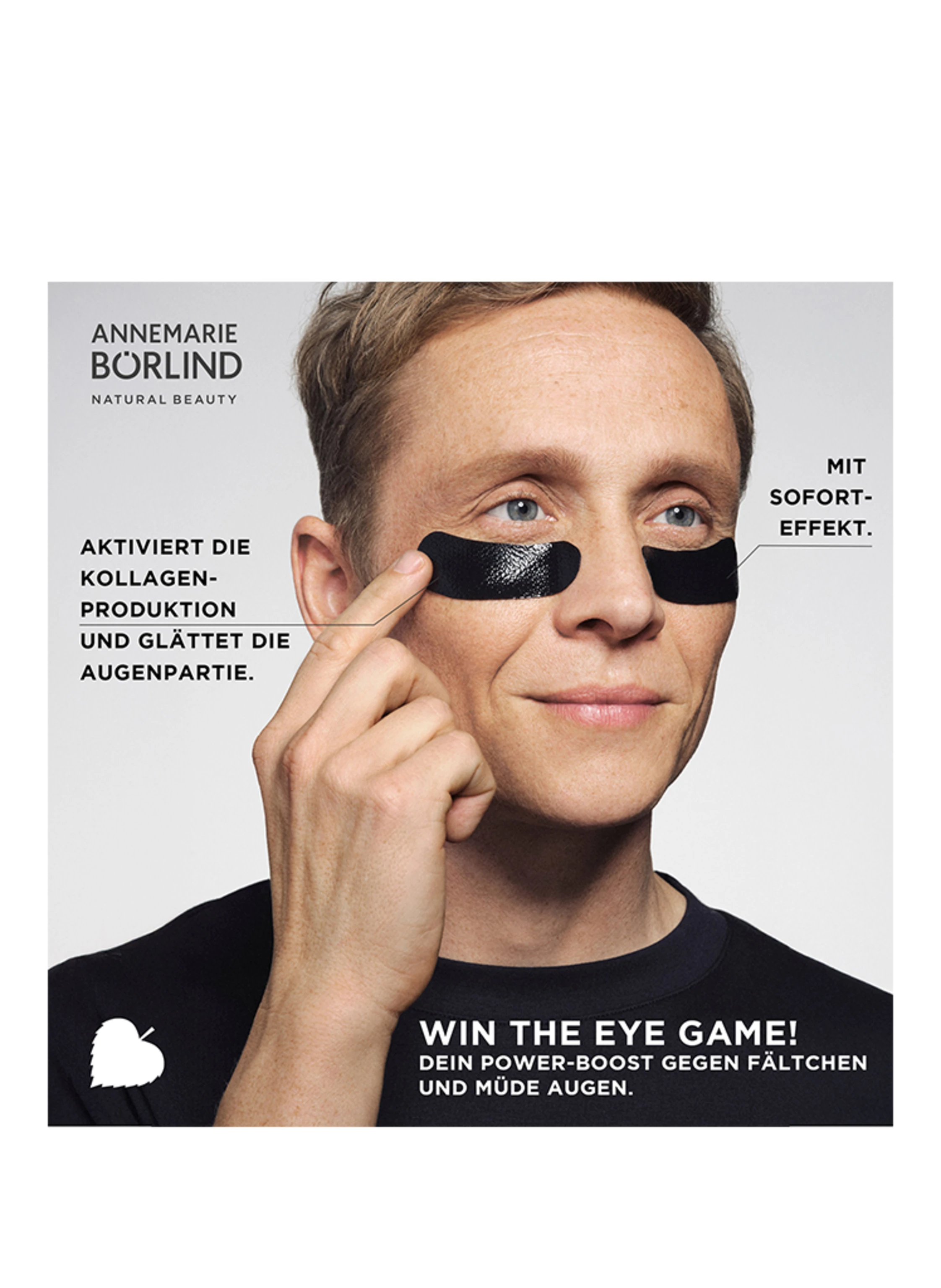 ANNEMARIE BÖRLIND Unisex Augenpads Black