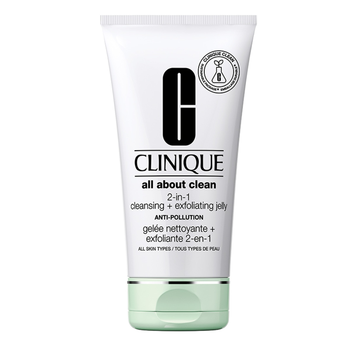 Clinique All About Clean 2 in 1 Cleansing + Exfoliating Jelly Anti Pollution Clinique All About Clean 2 in 1 Cleansing + Exfoliating Jelly Anti Pollution