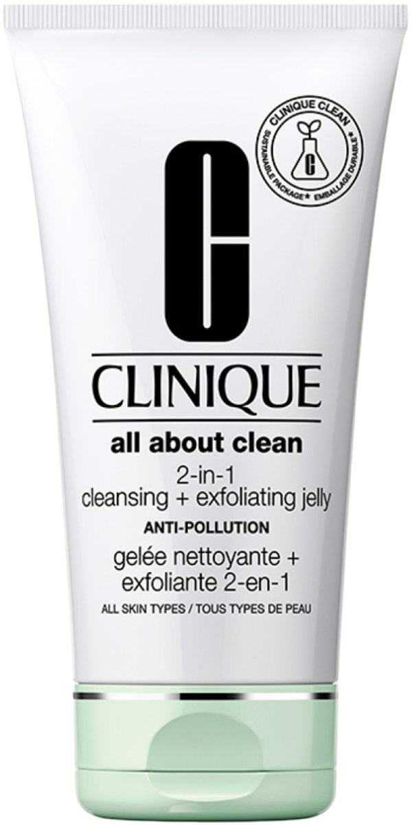Clinique All About Clean 2 in 1 Cleansing + Exfoliating Jelly Anti Pollution