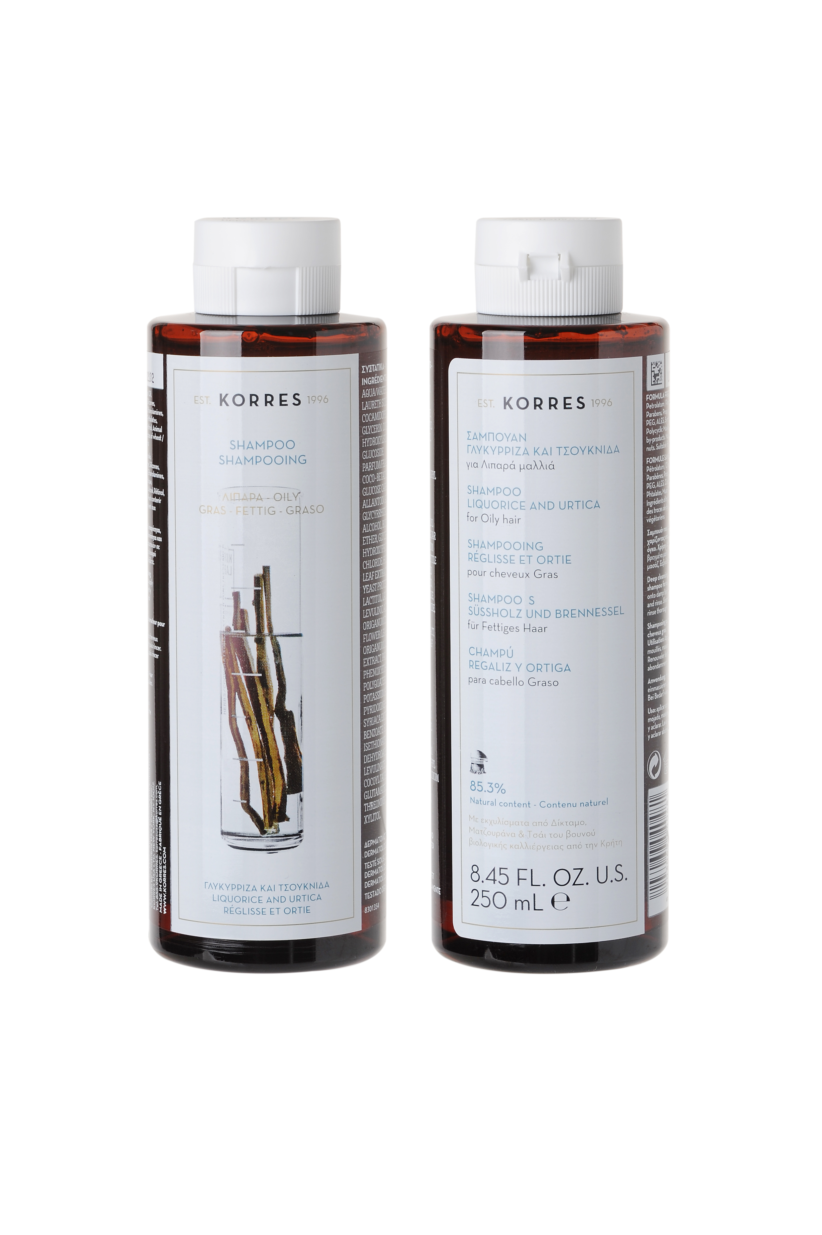 Korres Liquorice & Urtica Shampoo | Parfümerie Godel