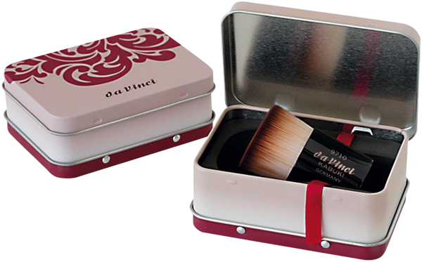 Da Vinci Kabuki Foundation-/Puderpinsel in Reisebox 9710