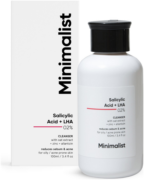 Minimalist Salicylic Acid + LHA 02% Cleanser