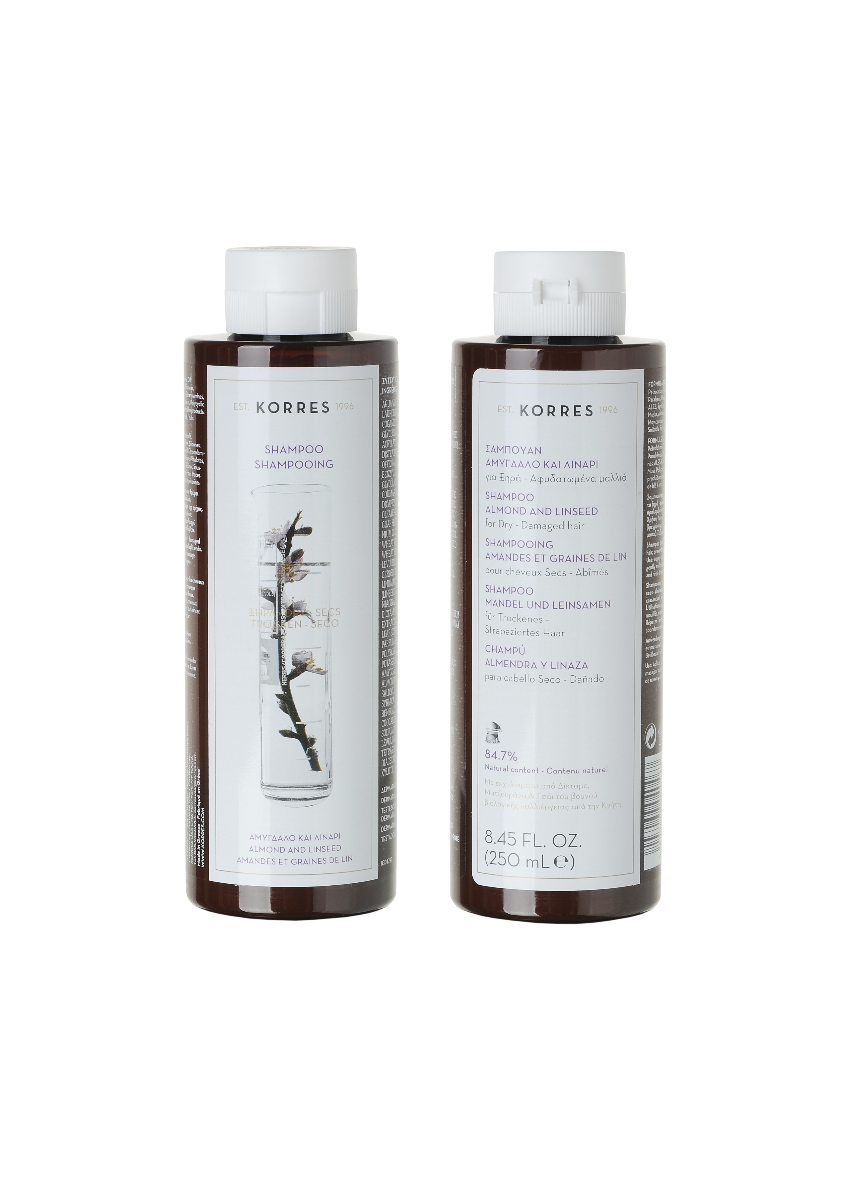 Korres Almond & Linseed Shampoo | Parfümerie Godel