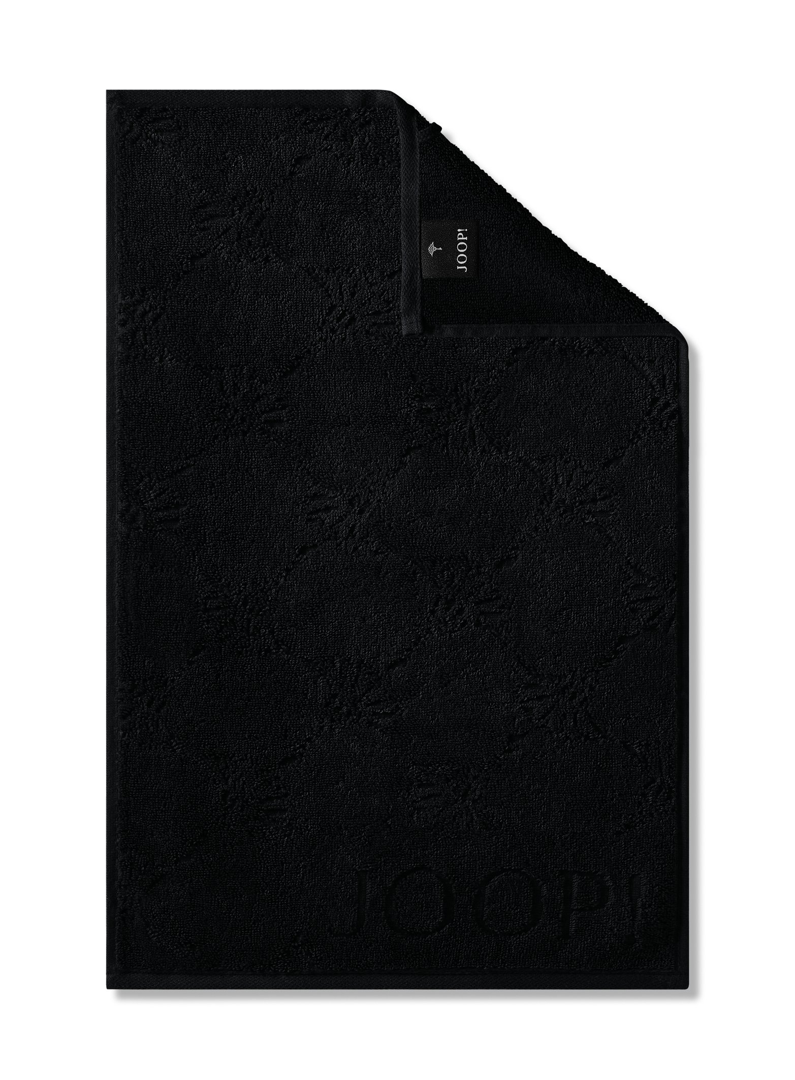 Joop! Gästetuch 30x50 Uni-Cornflower schwarz