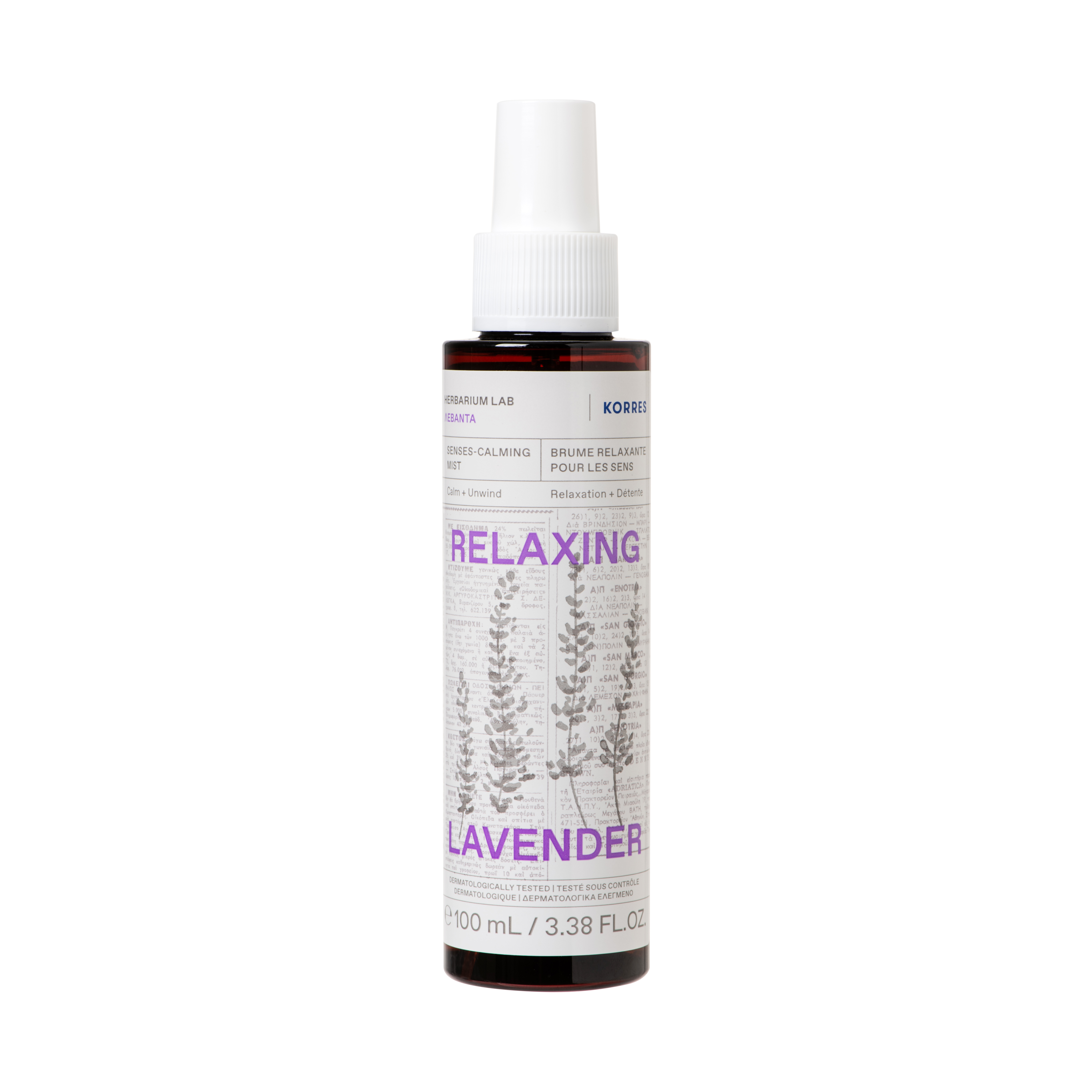 Korres Relaxing Lavender Spray mit beruhigendem Lavendelduft