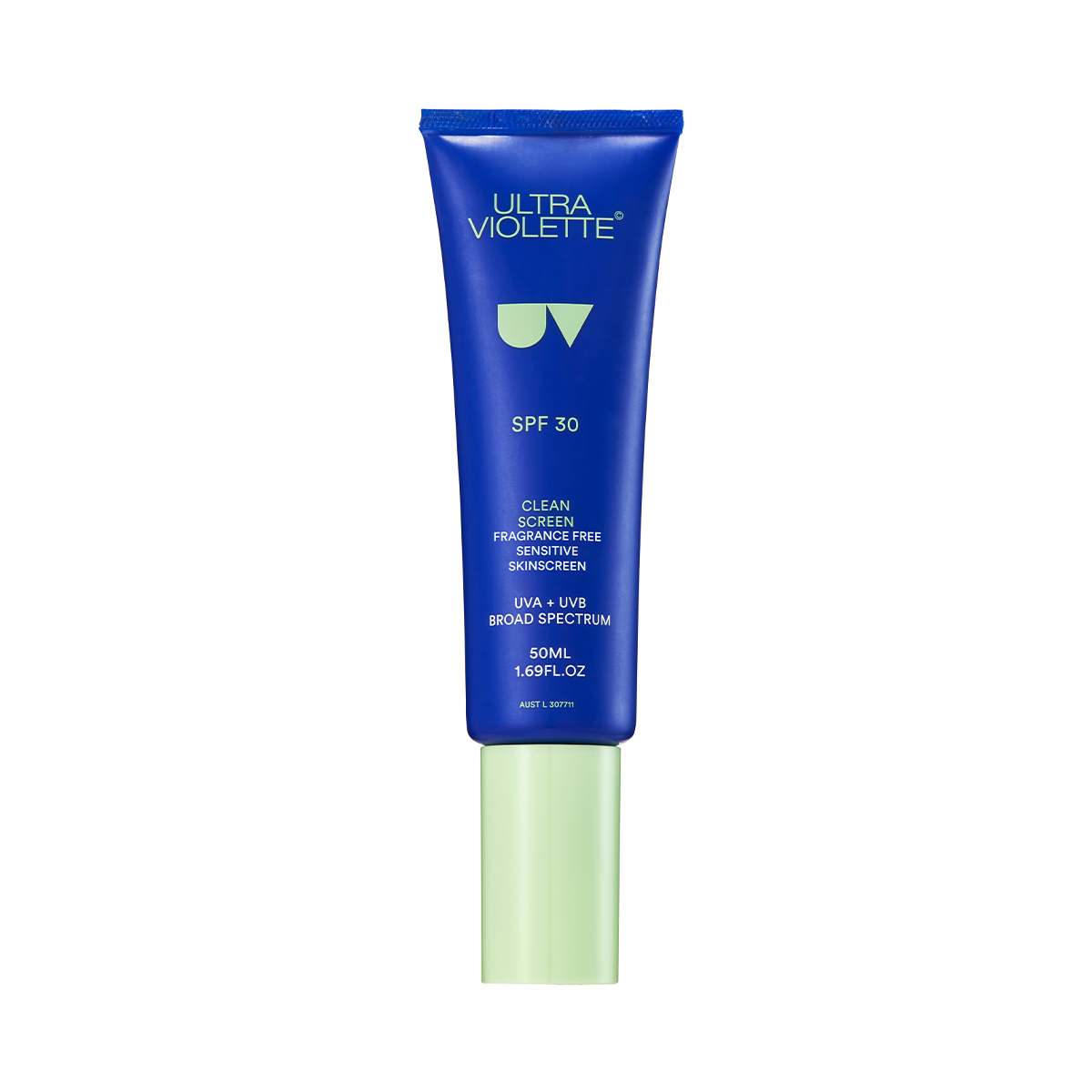 Ultra Violette Clean Screen Fragrance Free Weightless Sensitive Skin SPF30