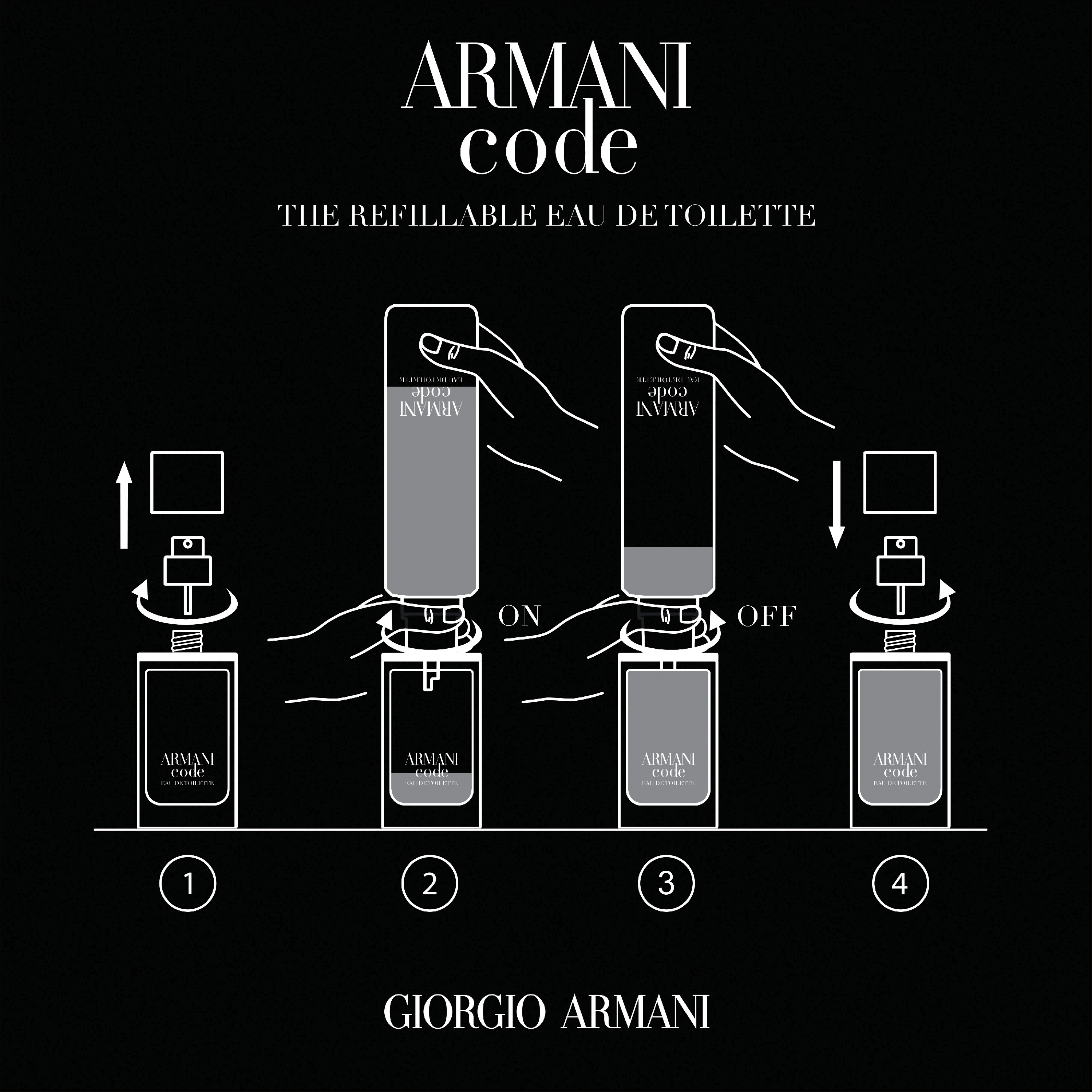 Giorgio Armani Code Pour Homme Eau de Toilette Nat. Spray