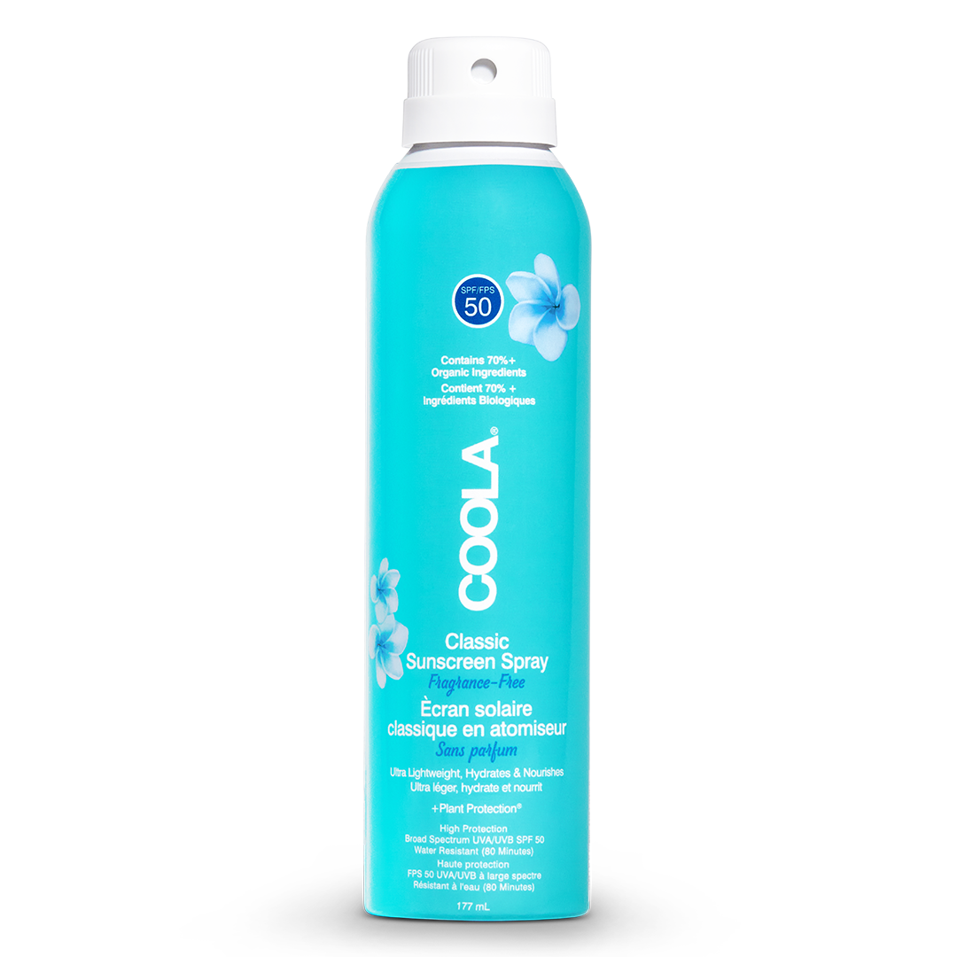 Coola Classic Body Spray Unscented SPF 50
