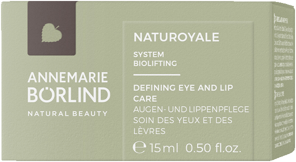 ANNEMARIE BÖRLIND NATUROYALE Defining Eye and Lip Care ANNEMARIE BÖRLIND NATUROYALE Defining Eye and Lip Care