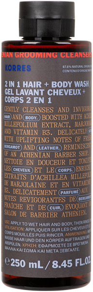 Korres Athenian Grooming 2-in-1 Shampoo und Duschgel | Parfümerie Godel