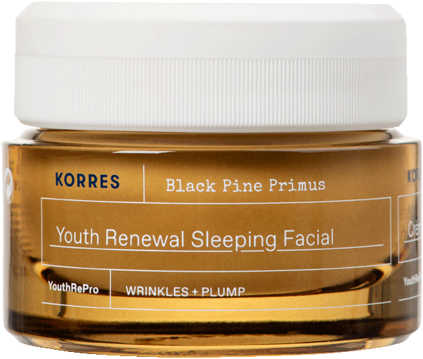 Korres Black Pine Primus Erneuernde Nachtcreme gegen Falten | Parfümerie Godel