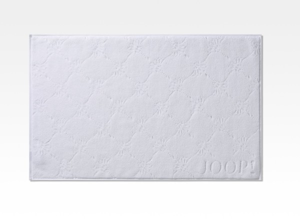 Joop! Badematte 50x80 Uni-Cornflower Weiß