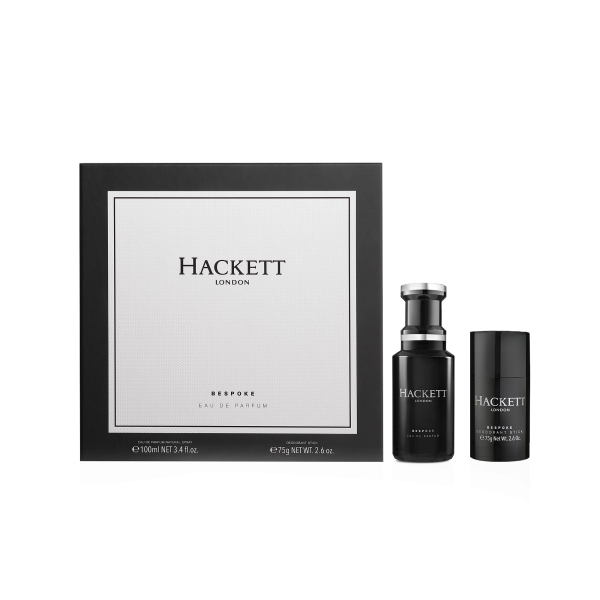 Hackett Bespoke Gift Set = E.d.P. Nat. Spray 100 ml + Deo Stick