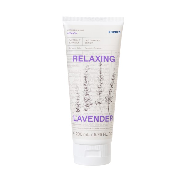 Korres Relaxing Lavender Körpermilch für die Nacht