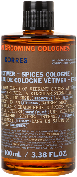 Korres Athenian Grooming Eau de Cologne Vetiver für Ihn