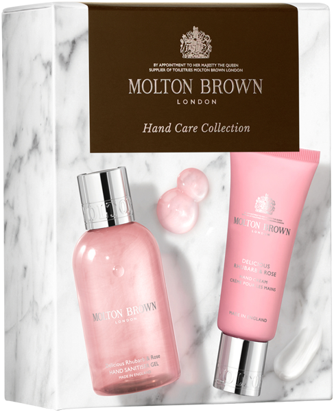 Molton Brown Delicious Rhubarb & Rose Hand Care Collection Set