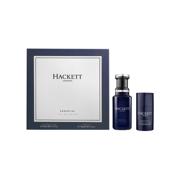 Hackett Essential Gift Set = E.d.P. Nat. Spray 100 ml + Deo Stick