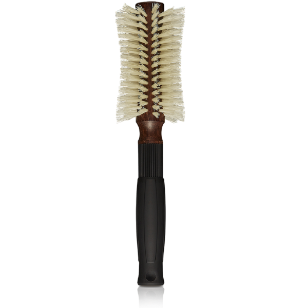 Christophe Robin Pre-Curved Blowdry Hairbrush 12 Rows 100% Natural Boar-Bristle & Wood