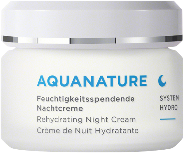 ANNEMARIE BÖRLIND AQUANATURE Feuchtigkeitsspendende Nachtcreme