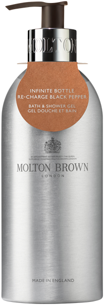 Molton Brown IInfinite Bottle Re-Charge Black Pepper Bath & Shower Gel