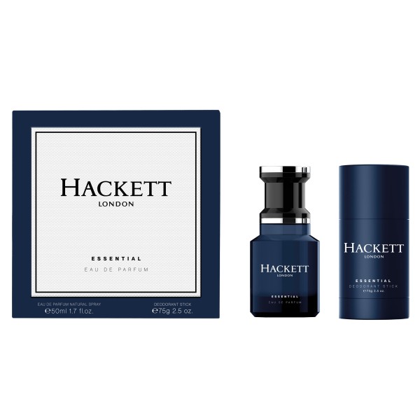 Hackett Essential Gift Set = E.d.P. Nat. Spray 50 ml + Deo Stick