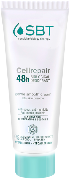 SBT Cell Identical Care Cellrepair 48h Biological Deodorant Gentle Smooth Cream