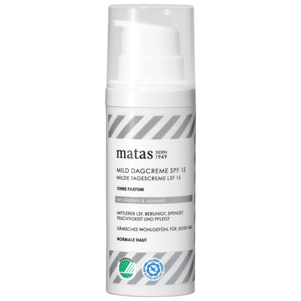 Matas Beauty Striberne Milde Tagescreme LSF 15