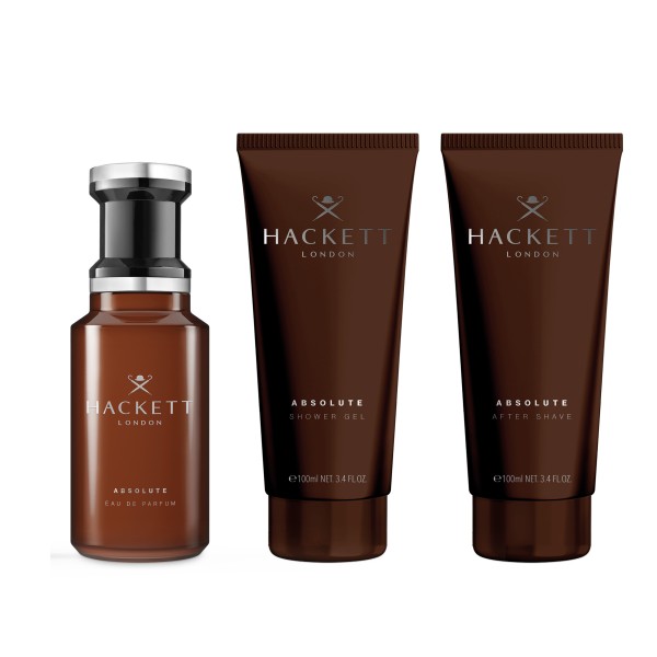 Hackett Absolute Gift Set = EdP 100 ml + Shower Gel 100 ml + After Shave Balm 100 ml